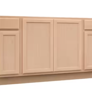 60 in. W x 24 in. D x 34.5 in. H Assembled Recessed Panel Sink Base Kitchen Cabinet