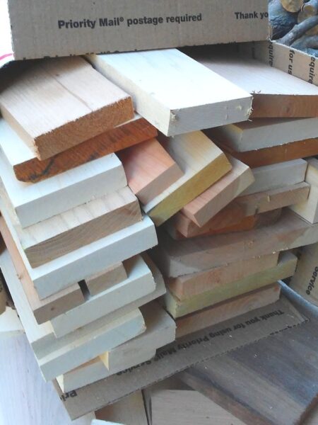 NO KNOTS! Scrap Hardwood Short Boards WALNUT Oak MAPLE Cherry Wood Craft Carving
