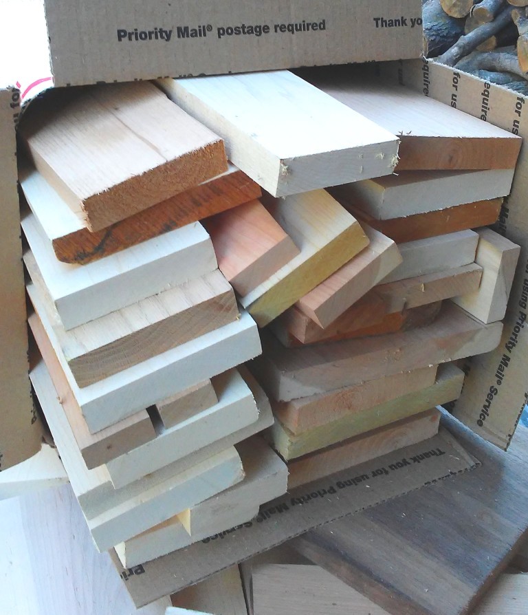 NO KNOTS! Scrap Hardwood Short Boards WALNUT Oak MAPLE Cherry Wood Craft Carving