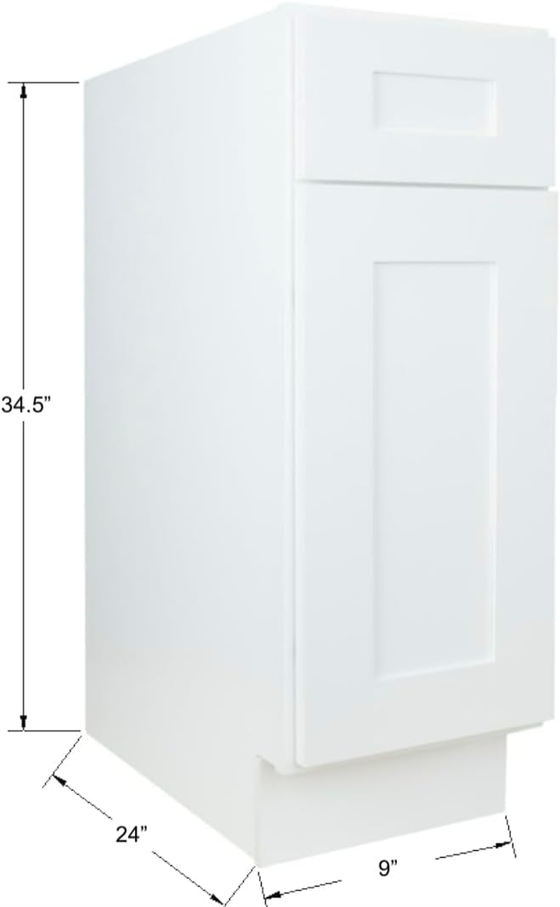 9 In. W X 24 In. D X 34.5 In. H Base Kitchen Cabinet - Image 2