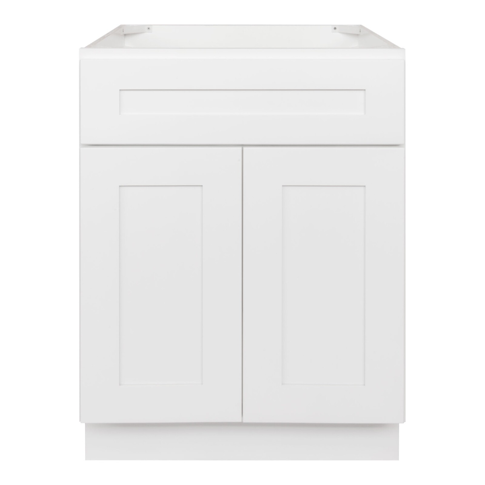 25 in. W x 24 in. D x 21 in. H Bathroom Vanity Sink Base Cabinet - White